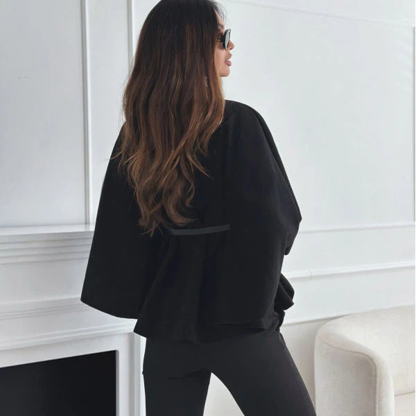 The Vienna Belted Cape Coat