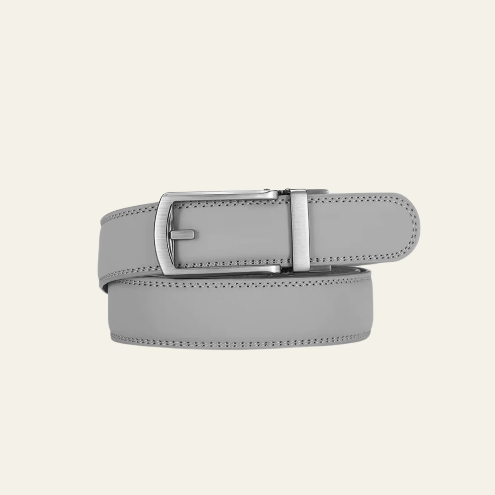The Ashford Leather Belt Grey