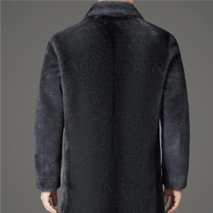 The Oslo Plush Faux-Fur Overcoat