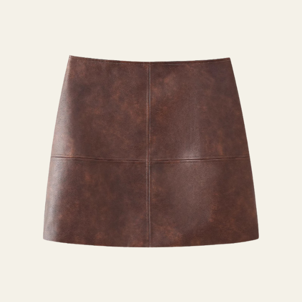 The Marcelline Vintage Zip Skirt