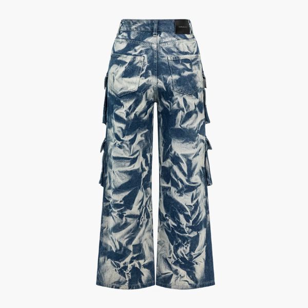 The Zaira Tie-Dye Cargo Jeans