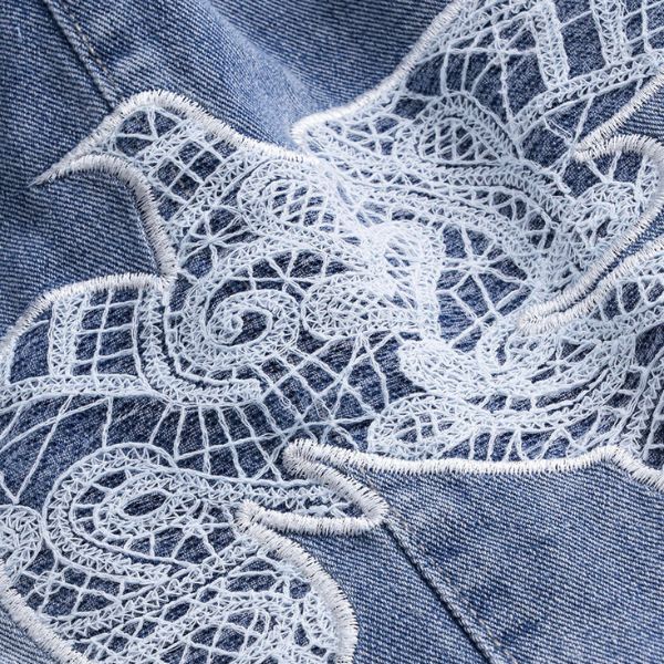 The Liora Embroidered Wide-Leg Jeans