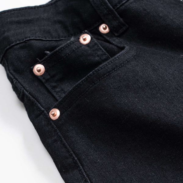 The Evania Lace-Detail High-Waisted Jeans