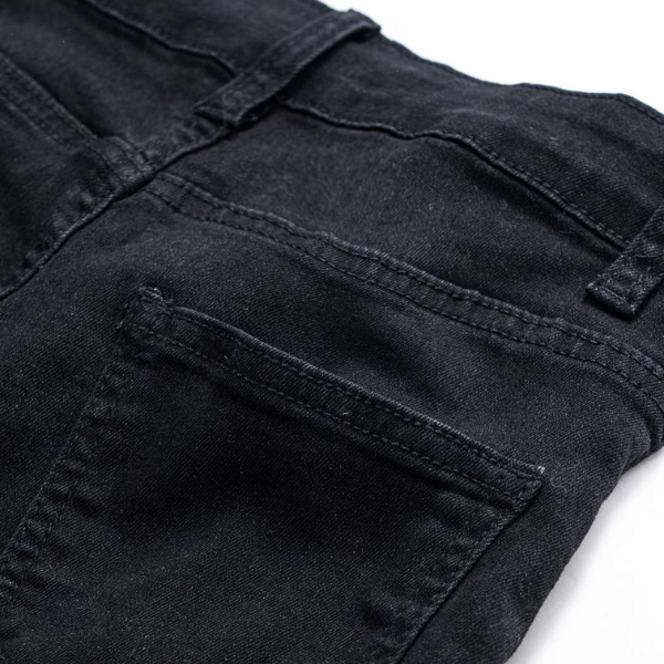 The Evania Lace-Detail High-Waisted Jeans