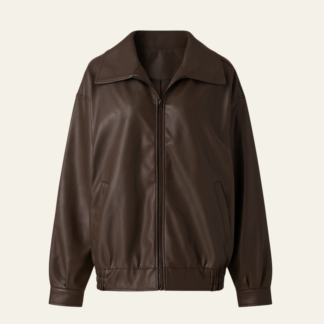 The Vienna PU Zip Jacket