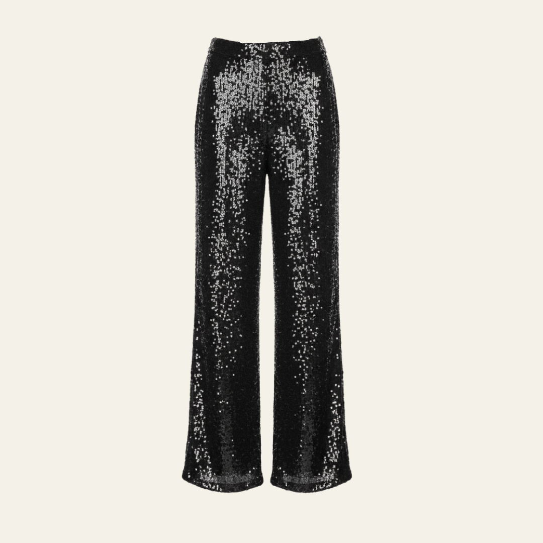 The Portsea Sequin Wide-Leg Pants