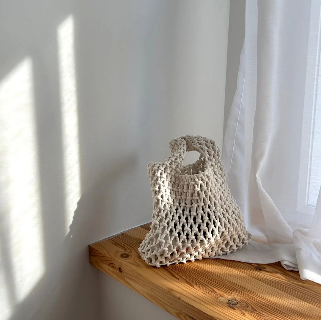 The Capri Open-Knit Shoulder Bag