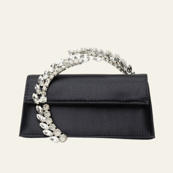 The Aurelia Crystal-Handle Clutch