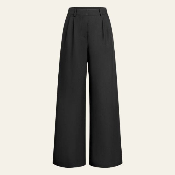 The Marlowe Tailored High-Waist Wide Trousers