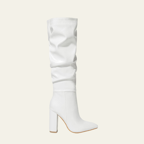 The Vienna High Block-Heel Slouch Boots