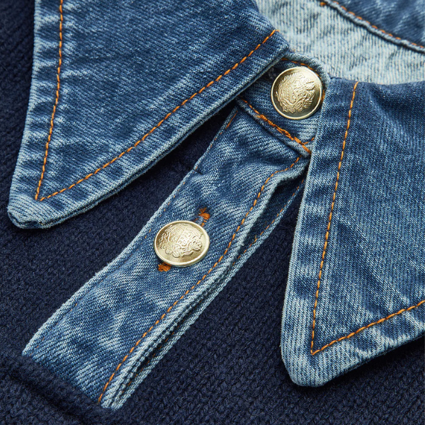 The Livia Contrast Collar Sweater