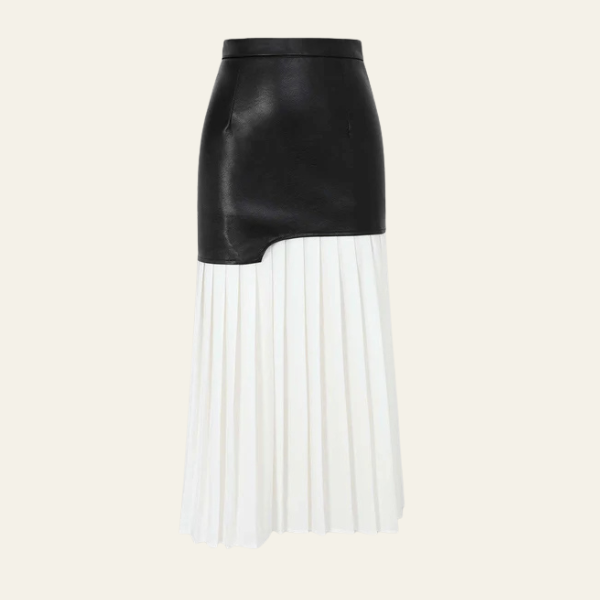 The Livia Contrast Midi Skirt