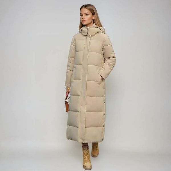 The Oslo Longline Quilted Puffer Coat