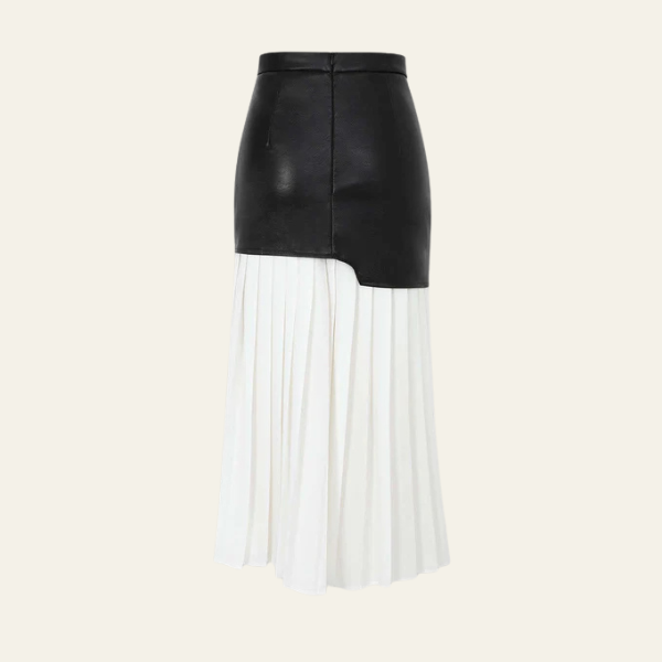 The Livia Contrast Midi Skirt
