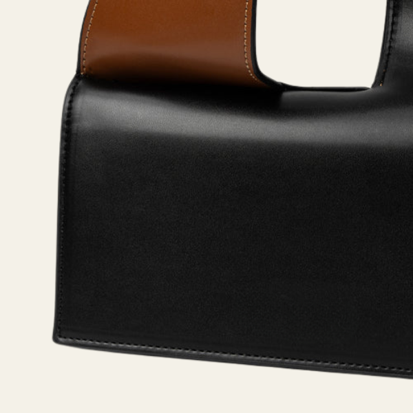The Noelle Two-Tone Structured Handbag