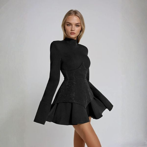 The Nerisse Structured Mini Dress