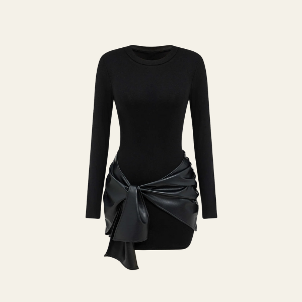 The Celeste Tie-Front Mini Dress