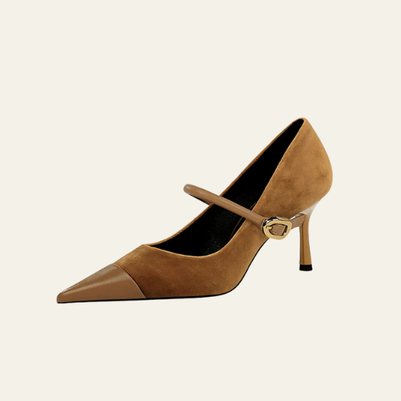 The Arlette Two-Tone Pointed Pumps