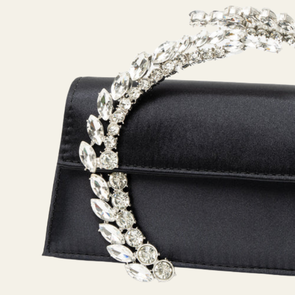 The Aurelia Crystal-Handle Clutch
