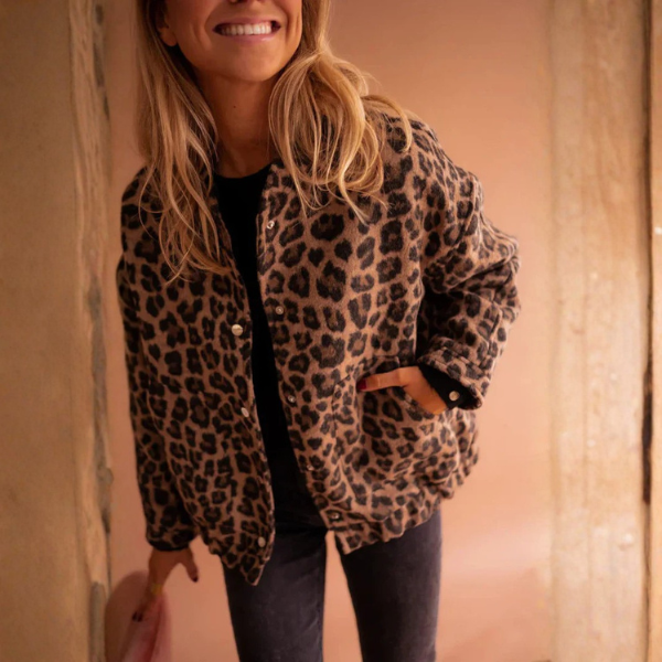The Freya Leopard-Print Jacket