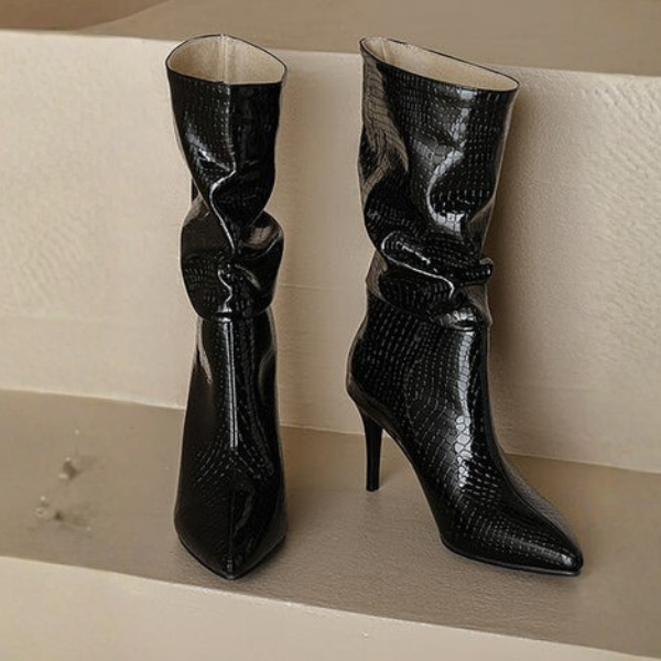 The Elara High Heel Pointed Boots