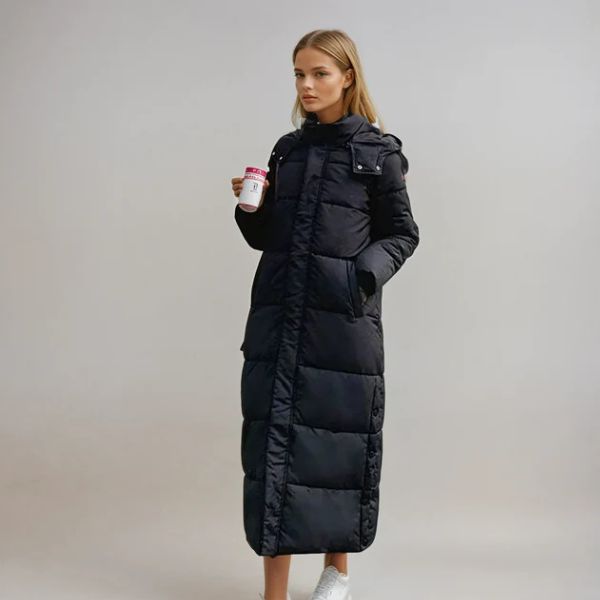 The Oslo Longline Quilted Puffer Coat