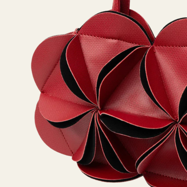 The Elara Petal-Textured Handbag