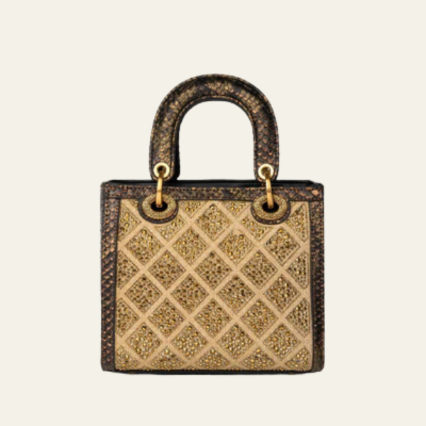 The Fleur Quilted Mini Tote