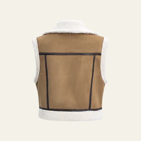 The Rowan Shearling Zip Vest
