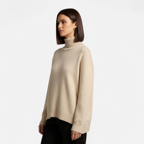 The Arlena Minimalist Turtleneck Sweater
