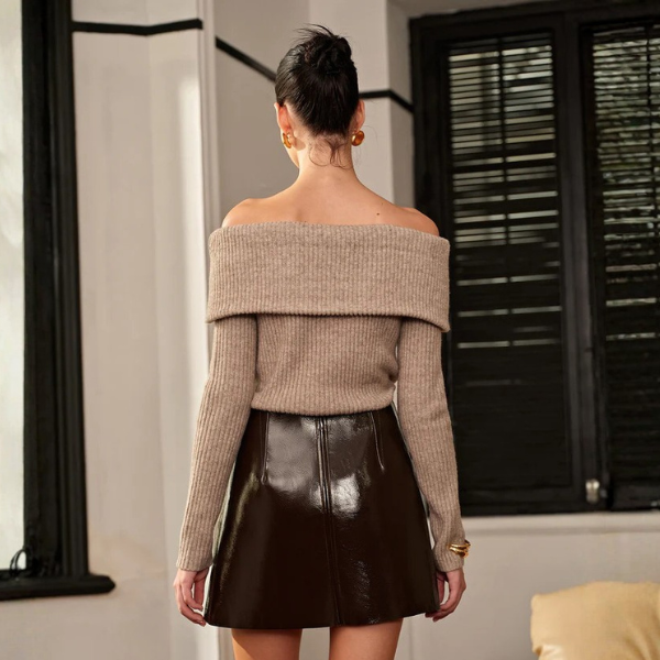 The Corinne Zip Detail Mini Skirt