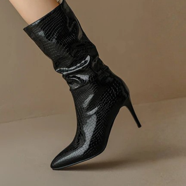 The Elara High Heel Pointed Boots