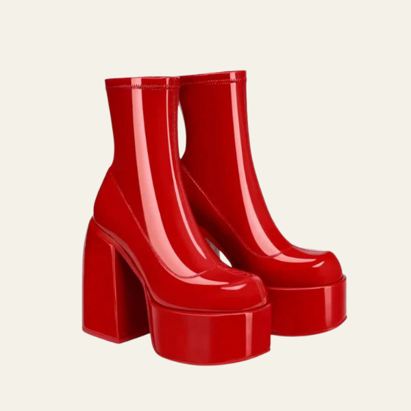 The Veyra Platform Ankle Boots