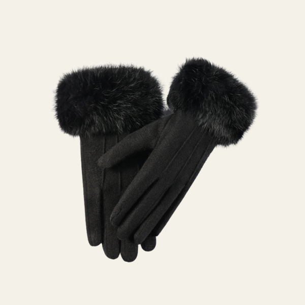 The Valenne Fur Trim Gloves