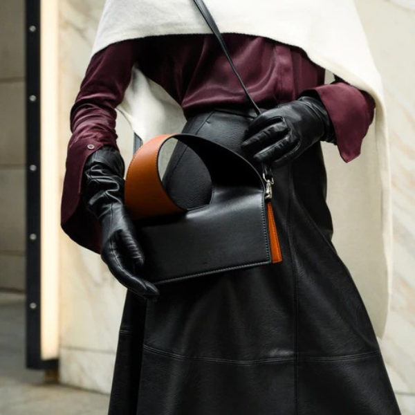 The Noelle Two-Tone Structured Handbag