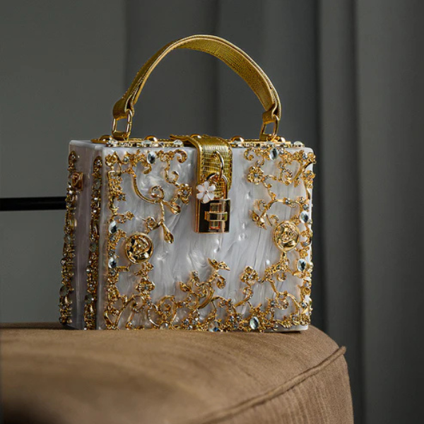 The Celestine Embellished Box Bag