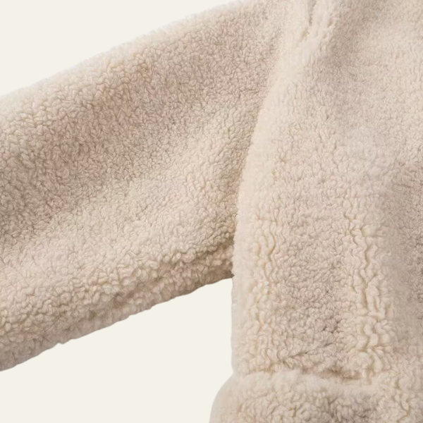 The Bergen Plush Polo-Collar Jacket