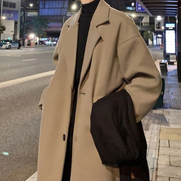 The Lucien Belted Wrap Overcoat