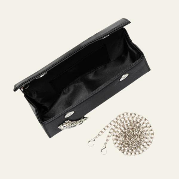 The Aurelia Crystal-Handle Clutch