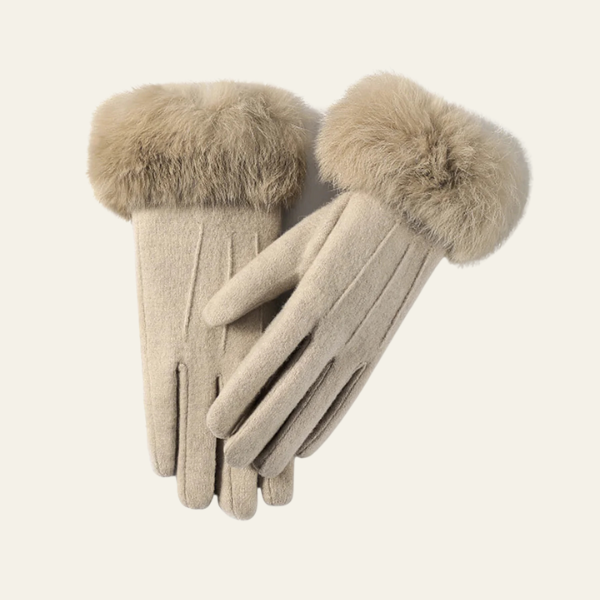 The Valenne Fur Trim Gloves