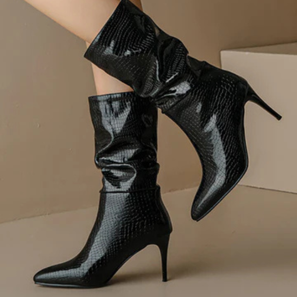 The Elara High Heel Pointed Boots