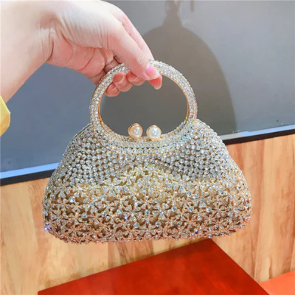 The Aureline Crystal Evening Bag