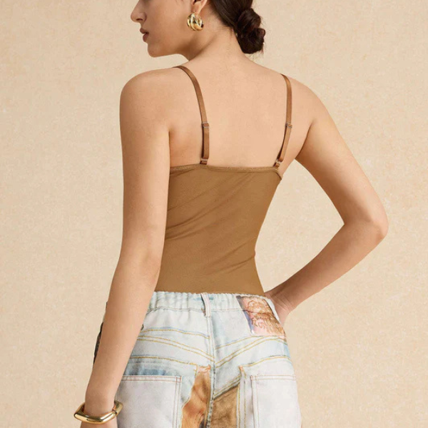 The Noelle Sheer Panel Bodysuit