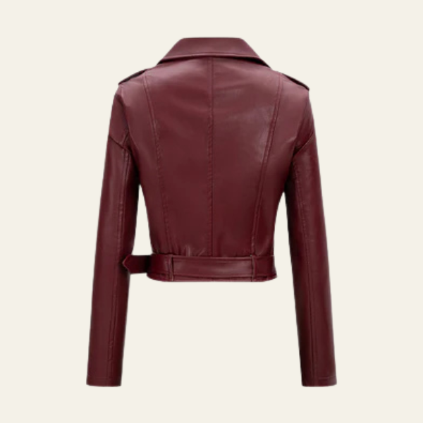 The Vienna Belted Moto Jacket