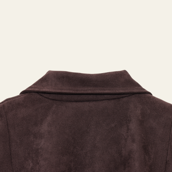 The Marisse Belted Retro Moto Jacket