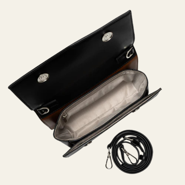 The Noelle Two-Tone Structured Handbag