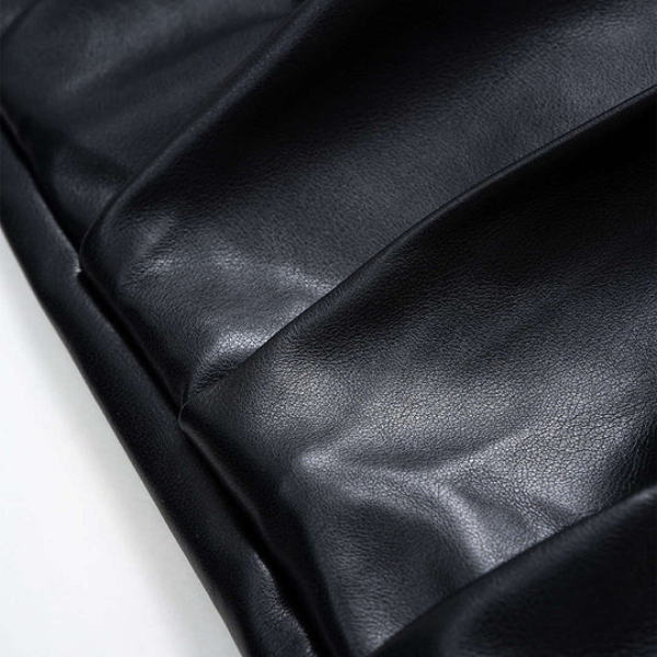 The Lira Asymmetric Ruched Mini Skirt