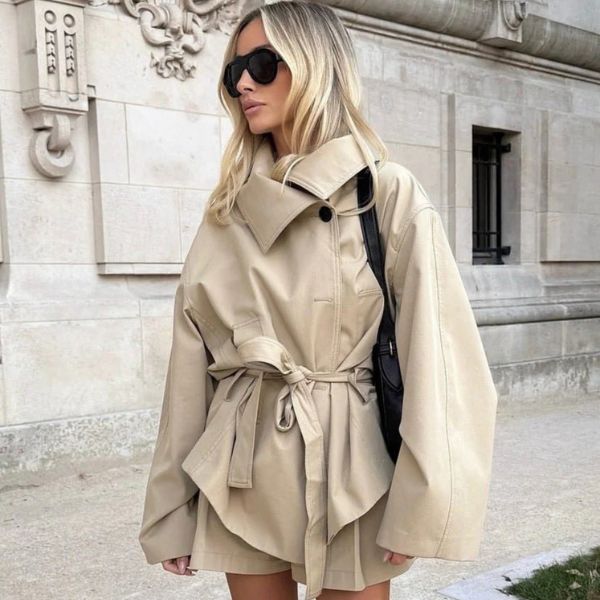 The Ophelia Oversized Belted Trench Jacket
