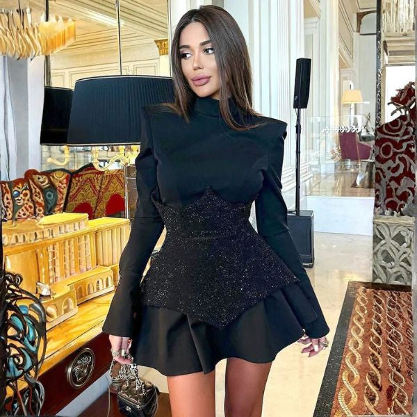 The Nerisse Structured Mini Dress