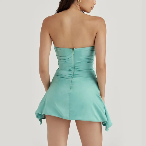 The Seraphine Strapless Mini Dress